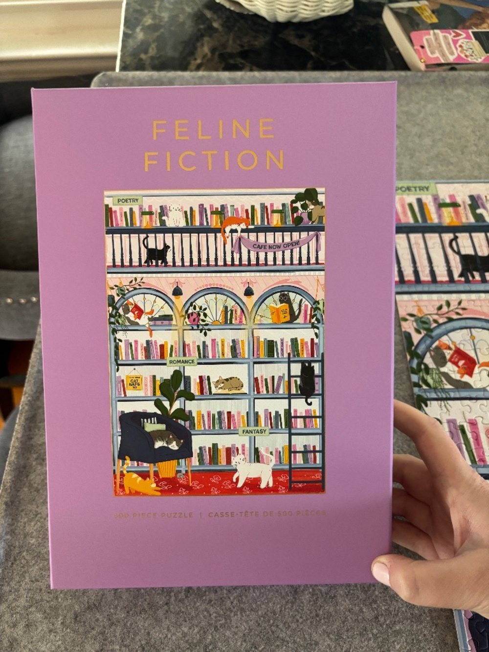 Hobbry 500 piece “Feline Fiction” puzzle